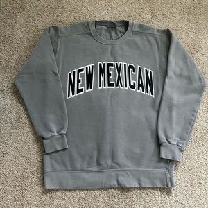 New Mexican Spirit wear Gray Crewneck Sweatshirt